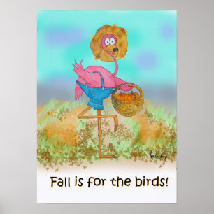 Poster Correction drôle de citrouille d'humour d'automne