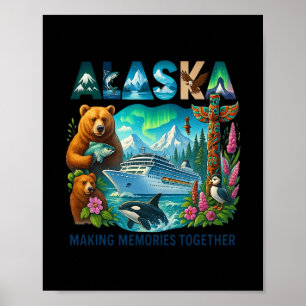 Poster Correspondance Famille Amis Et Groupe Alaskan Alas