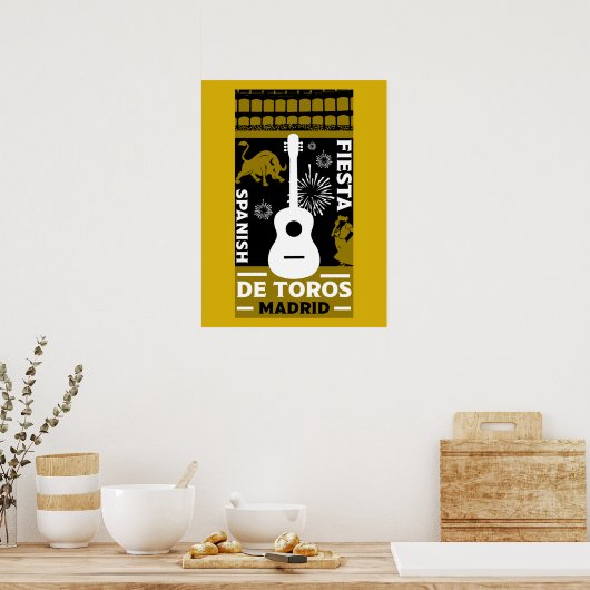 Poster Corrida De Toros (Cuisine)