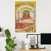 Poster Corridor dans l'asile (par Vincent van Gogh) (Bureau à domicile)