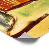 Poster Corridor dans l'asile par Vincent van Gogh (Coin)