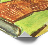 Poster Corridor de Saint Paul Asile par Vincent van Gogh (Coin)