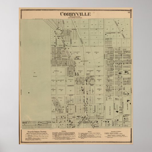 Poster Corryville, Ohio (Devant)