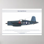 Poster Corsair USA VMF-214 2 (Devant)