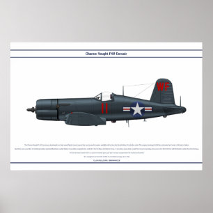 Poster Corsaire Etats-Unis VMF-513