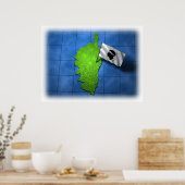 Poster Corse avec son propre drapeau (Cuisine)