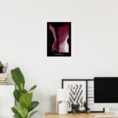 Poster Corset rose - Imprimer (Bureau à domicile)