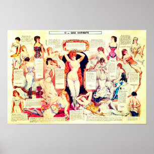 Poster Corset victorien
