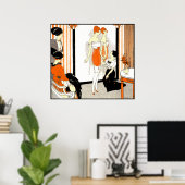 Poster Corsets Les Corsets Le Furet Paris (Thuiskantoor)