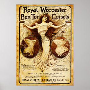 Poster Corsets royaux Worcester