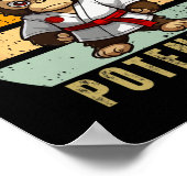 Poster Corte singe Japonais autodéfense Karate (Coin)