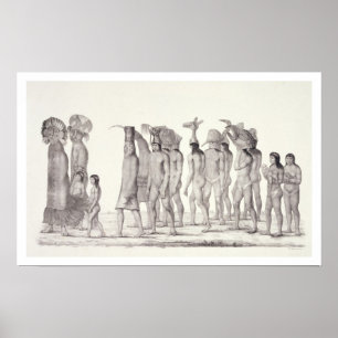 Poster Cortège de fête du Tecunas, des 'voyages i