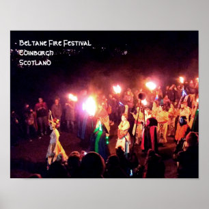 Poster Cortège de la Reine de Mai du Festival de Feu de B