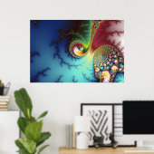 Poster Cortex visuel (Bureau à domicile)