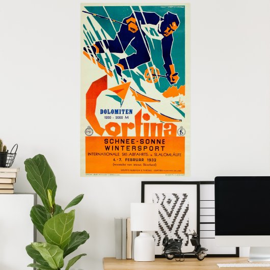 Poster Cortina (Bureau à domicile)