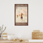 Poster Cortina D'Ampezzo Val Gardena Bardonecchia (Cuisine)