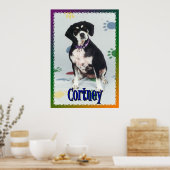 Poster Cortney Mon Chien (Cuisine)