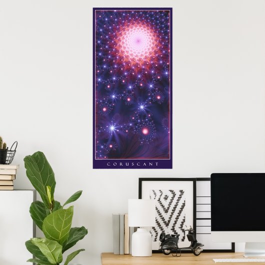 Poster Coruscant (Bureau à domicile)