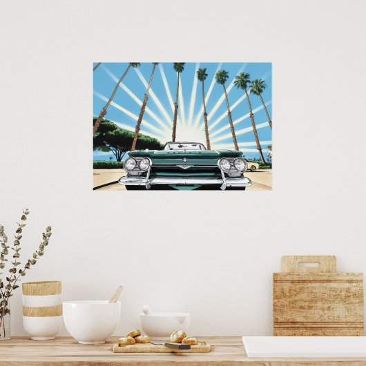 Poster Corvair Pop Art (Cuisine)