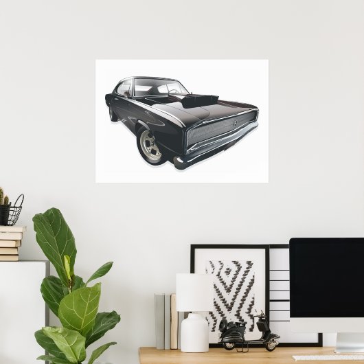 Poster Corvette (Bureau à domicile)