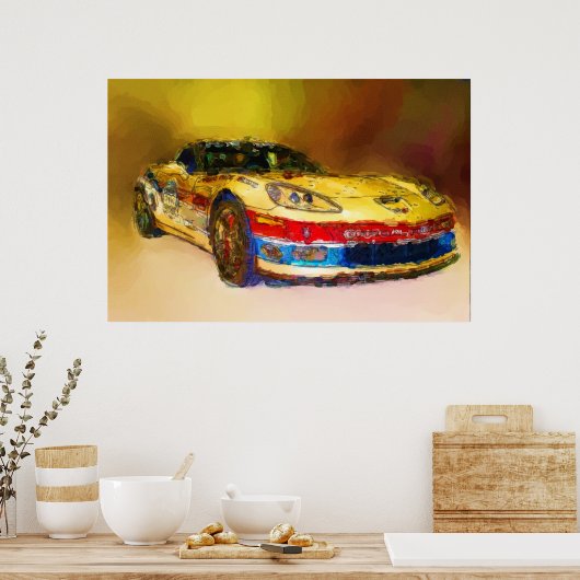 Poster Corvette (Cuisine)