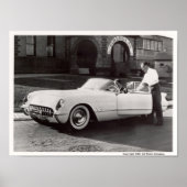 Poster Corvette 1953 (Devant)