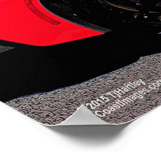 POSTER CORVETTE 2015 (Coin)