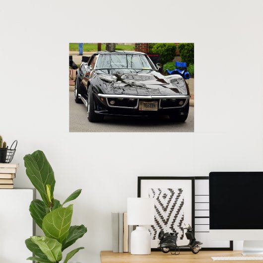 Poster Corvette C3 1969 427 (Bureau à domicile)