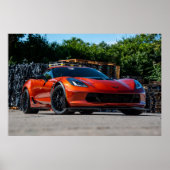 Poster Corvette C7 Z06 (Devant)