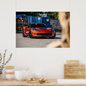 Poster Corvette C7 Z06 (Cuisine)