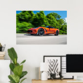 Poster Corvette C7 Z06 (Bureau à domicile)