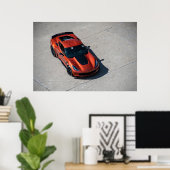 Poster Corvette C7 Z06 (Bureau à domicile)