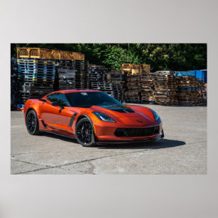 Poster Corvette C7 Z06