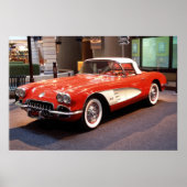 Poster Corvette Chevrolet 1960 (Devant)