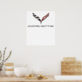 Poster corvette logo (Cuisine)