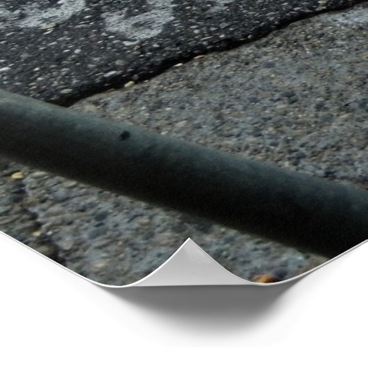 Poster Corvette rouge (Coin)