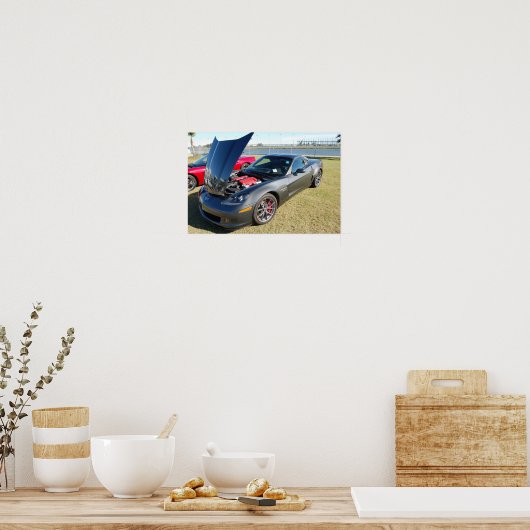 Poster Corvette Z06 (Cuisine)