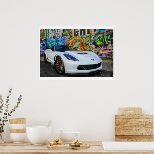 Poster Corvette Z06 2015 (Cuisine)