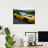 Poster corvette zo6 (Bureau à domicile)