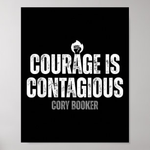 Poster Cory Booker Courage Est Contagieux Cory Filibooker