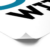 Poster Cosmétique Dentiste Dentistère Style de sourire (Coin)