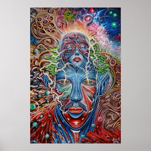 POSTER COSMIC 1 (GEOPRISM) (Voorkant)