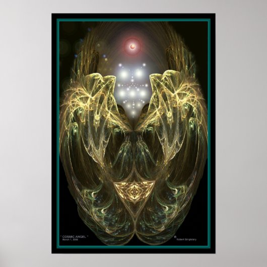 Poster " COSMIC ANGEL " de Robert Singletary (Devant)