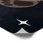 Poster Cosmic Cub Wild One Rose Girl Nursery (Coin)