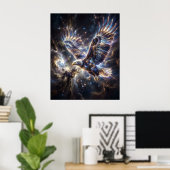 Poster Cosmic Eagle Starstorm Flight (Bureau à domicile)