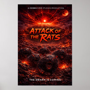 Poster Cosmic Eye™ — La Horde Arrive
