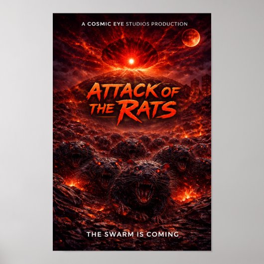 Poster Cosmic Eye™ — The Swarm Is Coming  (Devant)