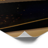 Poster Cosmic Golden Flow (Coin)