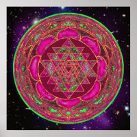 Poster Cosmic Lakshmi Mandala