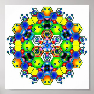 Poster Cosmic Mandala 1